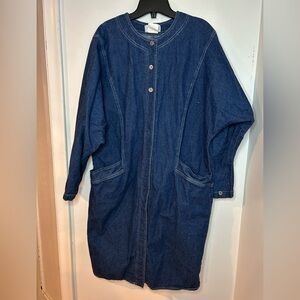 Vintage Linda lundstrom size 10 denim coat